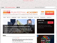 Tablet Screenshot of filmfestivalacademy.net